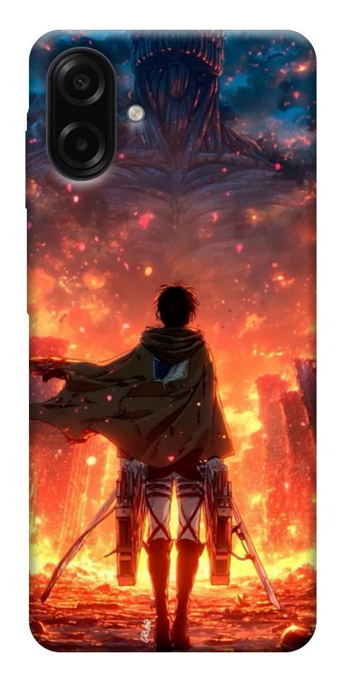 Чохол Attack on titan eren для Galaxy A07