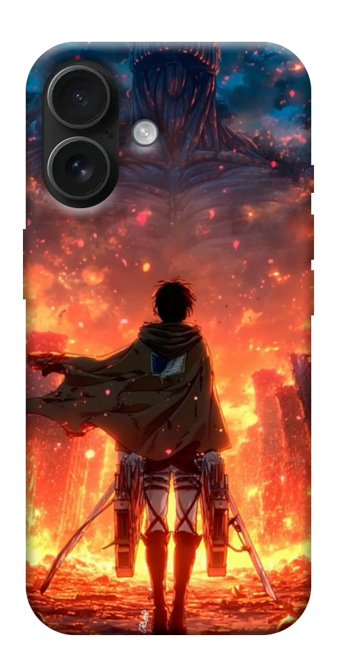 Чохол Attack on titan eren для iPhone 17