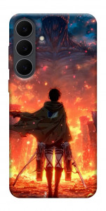 Чехол Attack on titan eren для Galaxy S25 FE