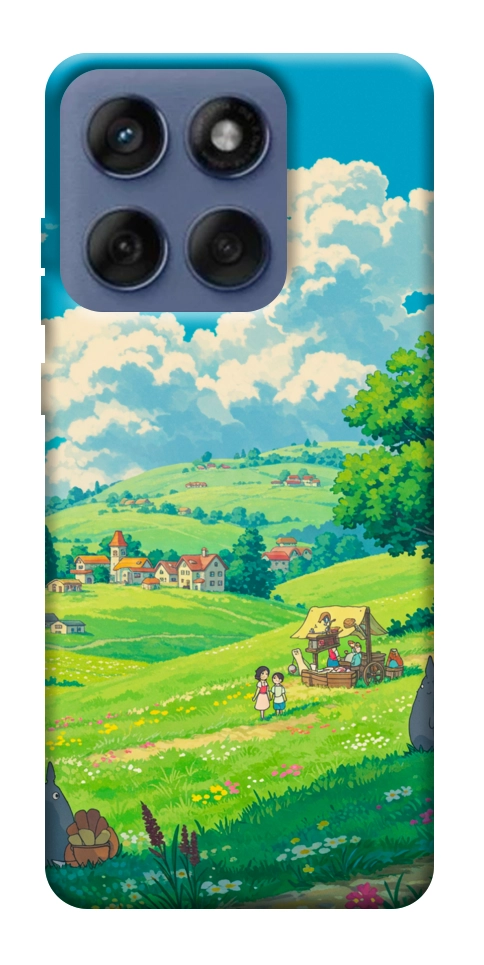 Чохол Miyazaki landscape для Motorola Edge 60 Fusion