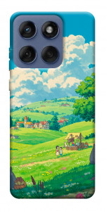 Чохол Miyazaki landscape для Motorola Edge 60 Fusion