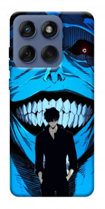 Чохол Solo leveling blue vibe для Motorola Edge 60 Fusion