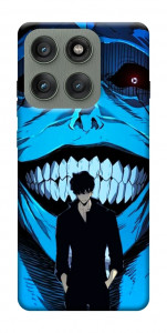 Чехол Solo leveling blue vibe для Motorola Edge 60 Pro