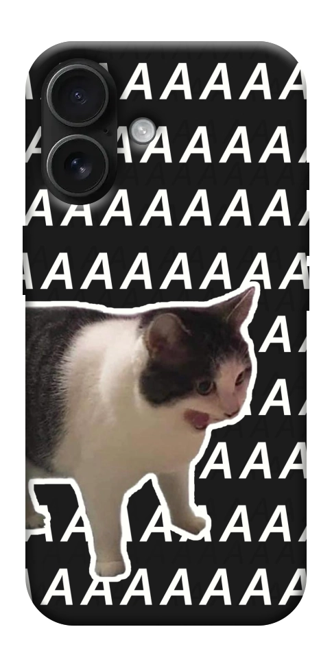 Чохол Сat screaming для iPhone 17
