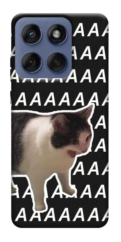 Чохол Сat screaming для Motorola Edge 60 Fusion