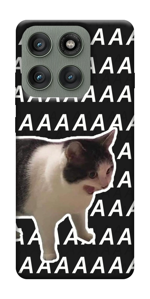 Чехол Сat screaming для Motorola Edge 60 Pro