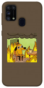 Чохол Dog in the fire для Galaxy M31 (2020)