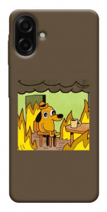Чохол Dog in the fire для Galaxy A07