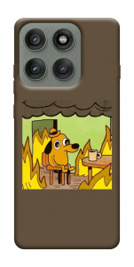 Чехол Dog in the fire для Motorola Edge 60 Pro