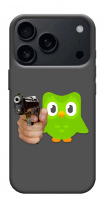 Чохол Duolingo meme для iPhone 17 Pro Max