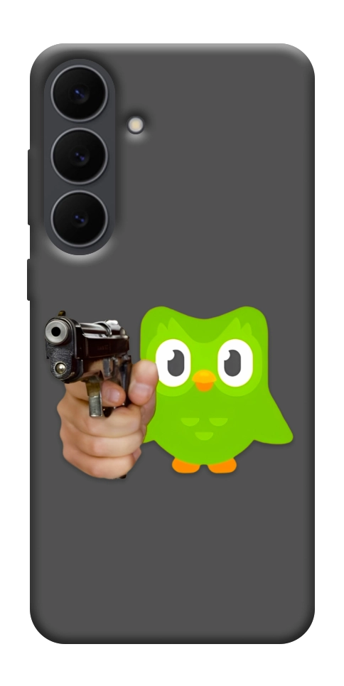 Чехол Duolingo meme для Galaxy S25 FE