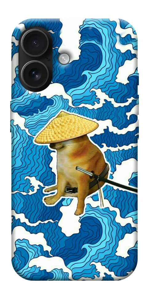 Чохол Sad dog samurai для iPhone 17