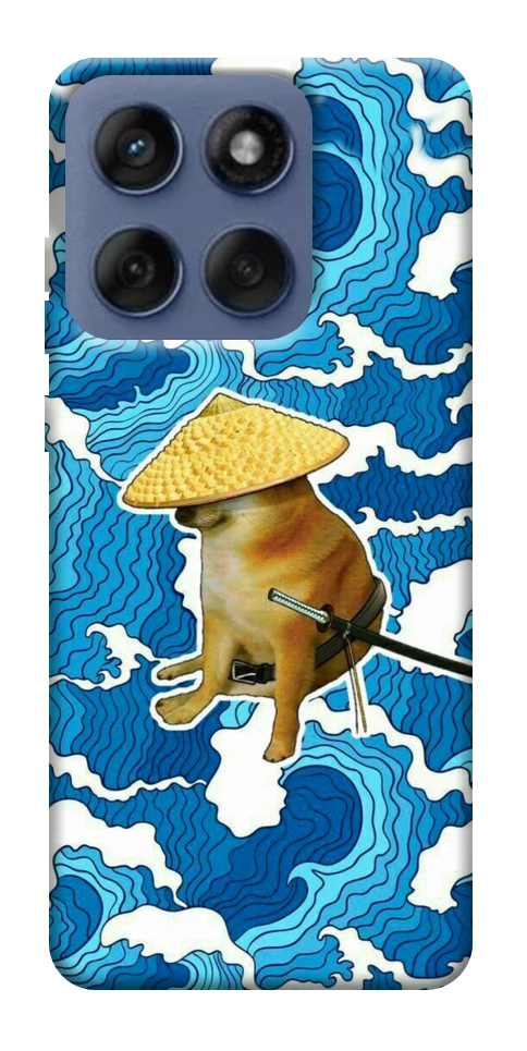 Чохол Sad dog samurai для Motorola Edge 60 Fusion