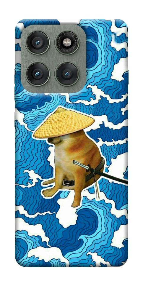Чохол Sad dog samurai для Motorola Edge 60 Pro