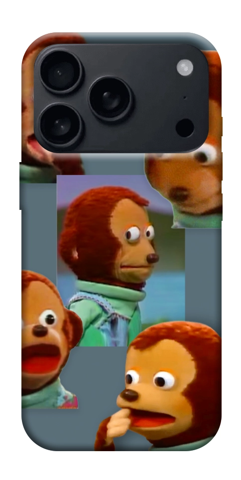 Чехол Side eye monkey для iPhone 17 Pro