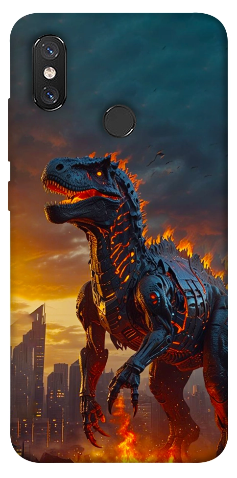 Чехол Fire dino для Xiaomi Mi 8