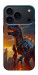 Чехол Fire dino для iPhone 17 Pro