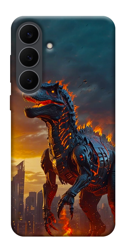 Чехол Fire dino для Galaxy S25 FE
