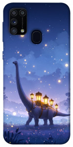 Чехол Lanterns dino для Galaxy M31 (2020)