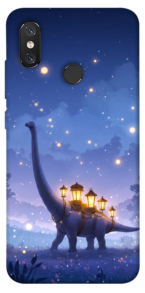 Чехол Lanterns dino для Xiaomi Mi 8