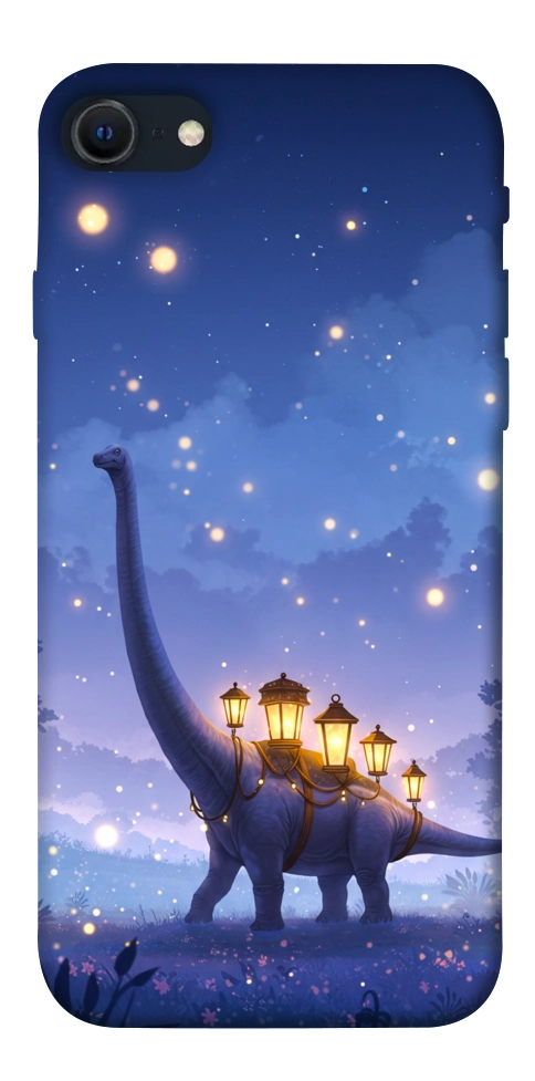 Чехол Lanterns dino для iPhone SE (2022)