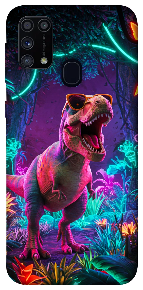 Чохол Neon dino для Galaxy M31 (2020)