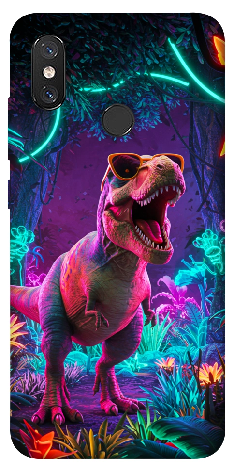 Чехол Neon dino для Xiaomi Mi 8