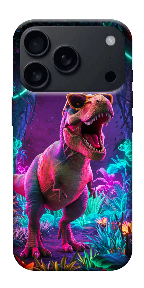 Чехол Neon dino для iPhone 17 Pro Max