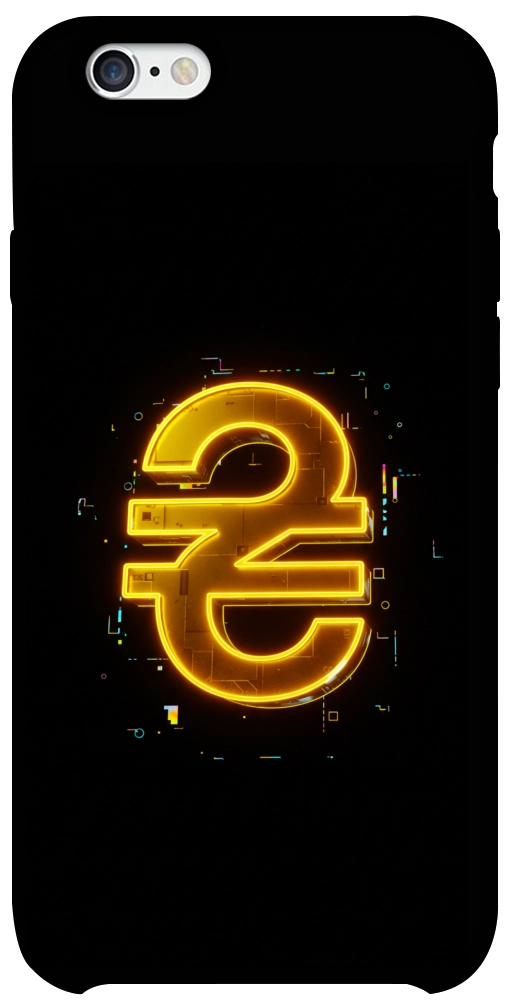 Чехол Gold hryvna для iPhone 6