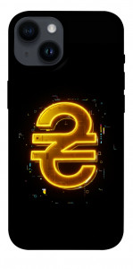 Чехол Gold hryvna для iPhone 14