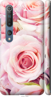 Чехол для Xiaomi Mi 10 Розы (Розовый)