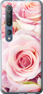 Чехол для Xiaomi Mi 10 Pro Розы (Розовый)