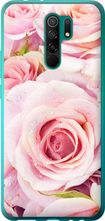 Чехол для Xiaomi Redmi 9 Рози (Рожевий)