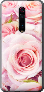 Чехол для Xiaomi Redmi K20 Pro Розы (Розовый)