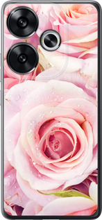 Чехол для Xiaomi Poco F6 Рози (Рожевий)