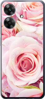 Чехол для Realme Note 60 Розы (Розовый)