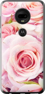 Чехол для Motorola Moto G7 Рози (Рожевий)