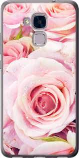 Чехол для Huawei Honor 5C Розы (Розовый)