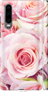Чехол для Huawei P30 Розы (Розовый)