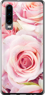 Чехол для Huawei P30 Розы (Розовый)