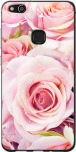 Чехол для Huawei P10 Lite Розы (Розовый)