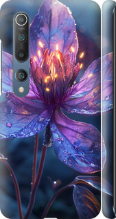 Чехол для Xiaomi Mi 10 Магический цветок (Фиолетовый)