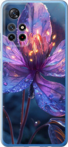 Чехол для Xiaomi Redmi Note 11S 5G Магический цветок (Фиолетовый)