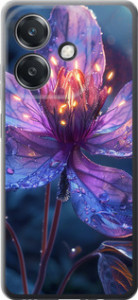 Чехол для Oppo A3 4G Магический цветок (Фиолетовый)