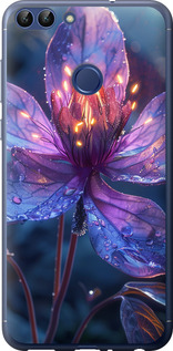 Чохол для Huawei P Smart Магічний квітка (Фіолетовий)