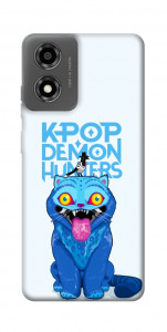 Чехол Demon Kpop cat для Motorola Moto E14