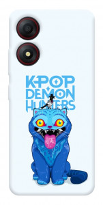 Чехол Demon Kpop cat для ZTE Blade A34 4G