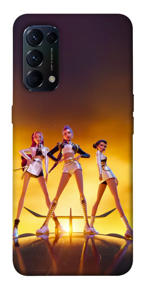 Чехол Golden Huntrix для Oppo Reno 5 4G