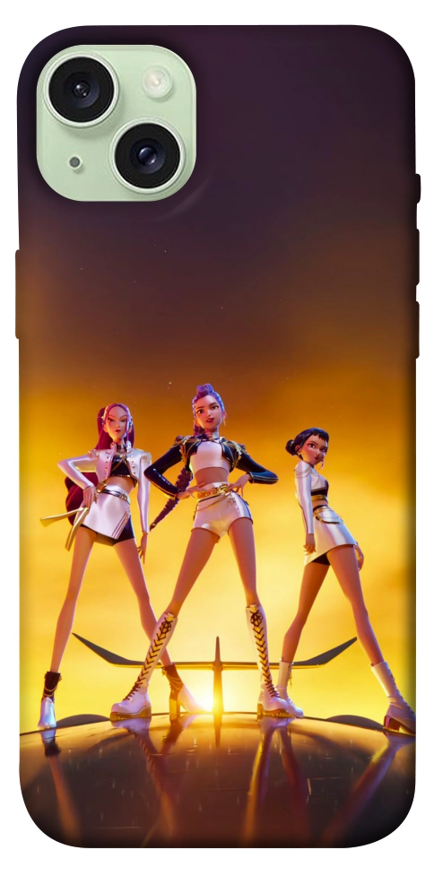 Чехол Golden Huntrix для iPhone 15 Plus