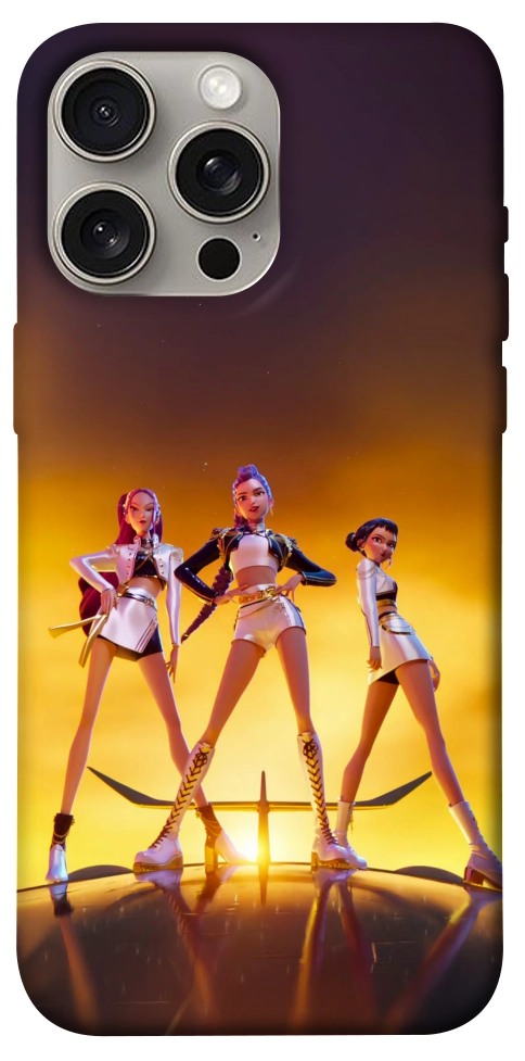 Чехол Golden Huntrix для iPhone 15 Pro Max